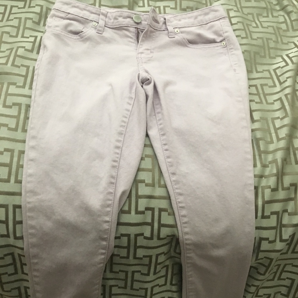 Light purple skinny jeans, Sz. 4